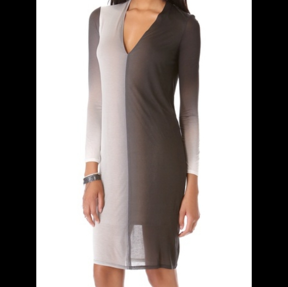 Helmut Lang Ombre dress